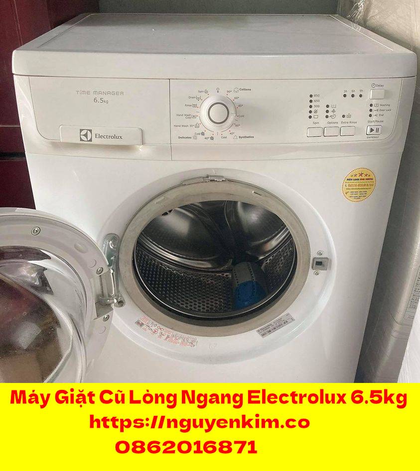 Máy Giặt Cũ Lòng Ngang Electrolux 6.5kg