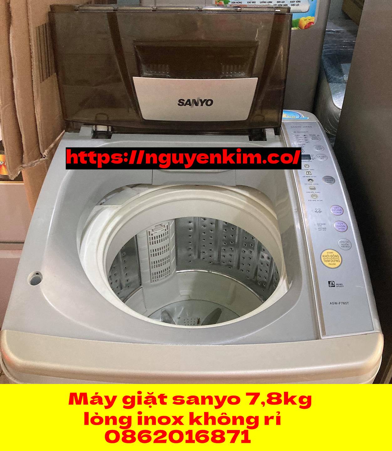 Máy Giặt Cũ Sanyo Giá Rẻ