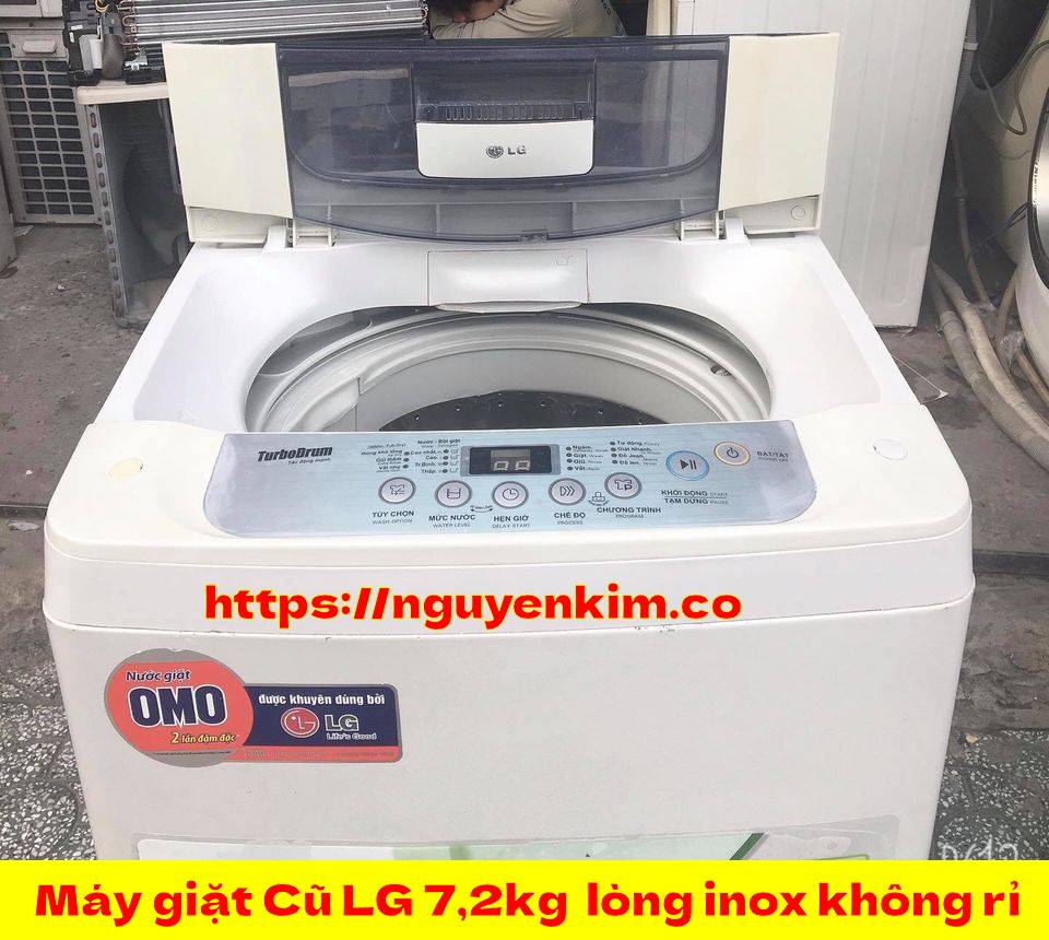 Máy Giặt LG 7,2kg Lòng Inox Không Rỉ